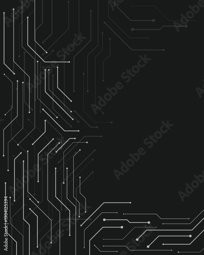 Abstract Circuit Board Technology Background