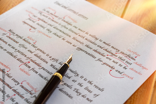 proofreading paper on process of service