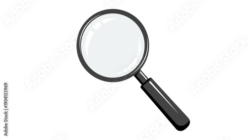 Magnifying glass tool for detailed examination and discovery.