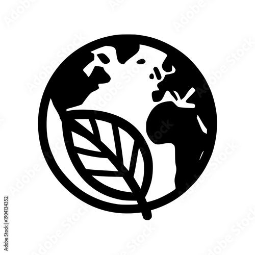 Symbolic representation of global sustainability and environmental harmony