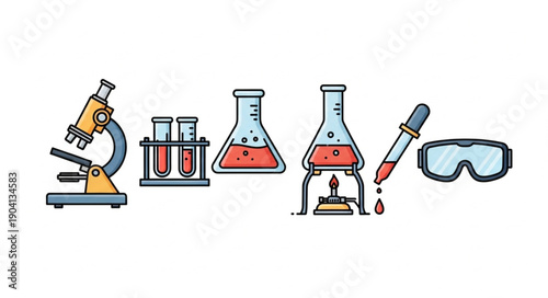 Scientific laboratory equipment for research and experiments.
