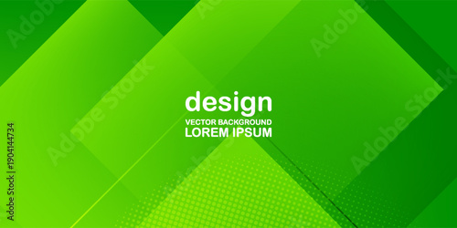 Abstract green geometric background.  Modern creative trendy design in vector EPS 10