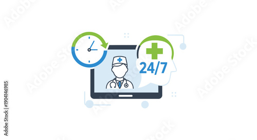 Telehealth services available 24 hours a day