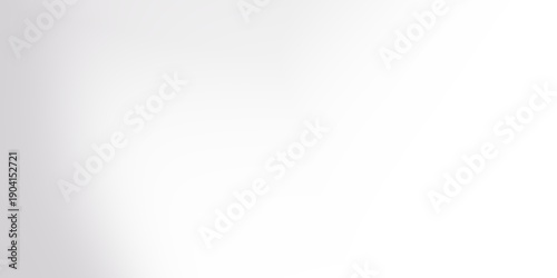 Schilderij op canvas Minimalist soft light gray to pure white vertical gradient abstract background t