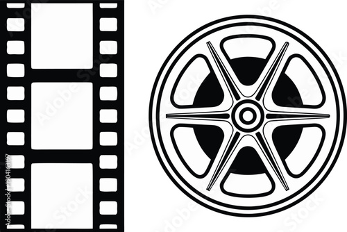 Old Film Texture Illustration. Vintage Film Texture Illustration. Retro Film Texture Illustration. Classic Film Texture Illustration. Grunge Film Texture Illustration. Aged Film Texture Illustration