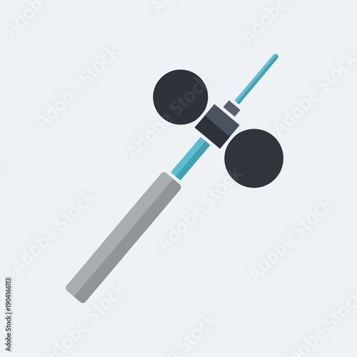 Anemometer flat icon