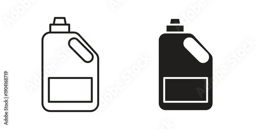 liquid detergent icon symbol vector graphic designs on white. Best for ui Design