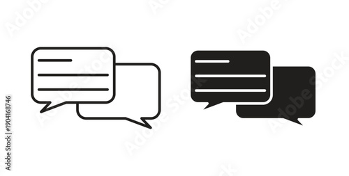 Live chat icon symbol vector graphic designs on white. Best for ui Design