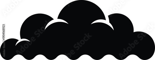 Cloud Shape Silhouette Vector