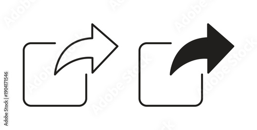 Share icon symbol vector graphic designs on white. Best for ui Design