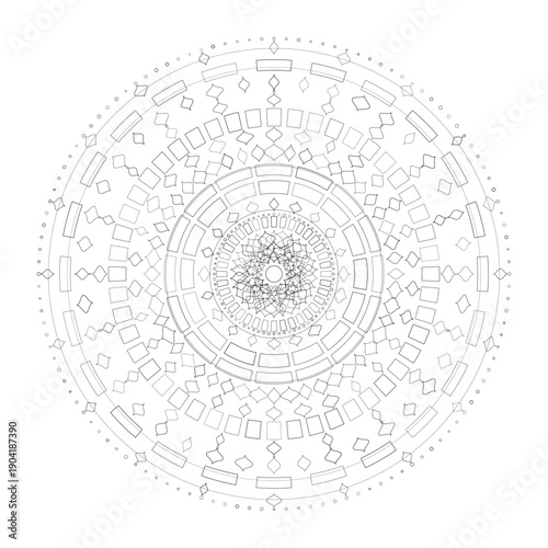 Floral Mandala Design, Illustration, Vector