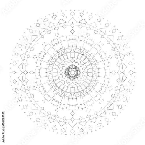 Floral Mandala Design, Illustration, Vector