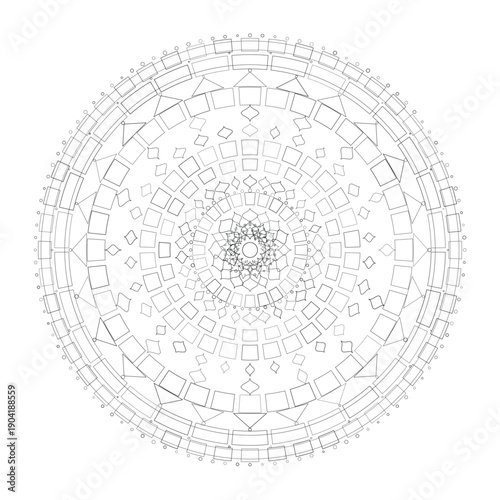 Floral Mandala Design, Illustration, Vector