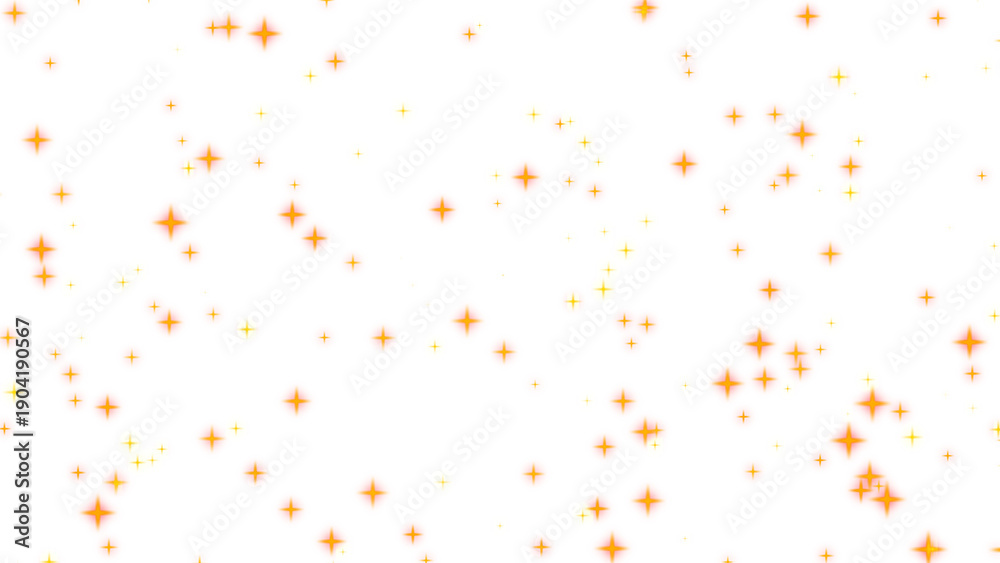 Fototapeta premium Stunning photo of stars in the transparent sky. Star field and cosmic dust. Magic sparkle- Flying sparkling stars. Magic Glitter Particles. Falling magic glitter gold stars confetti.