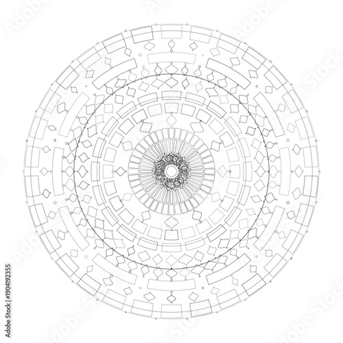 Floral Mandala Design, Illustration, Vector