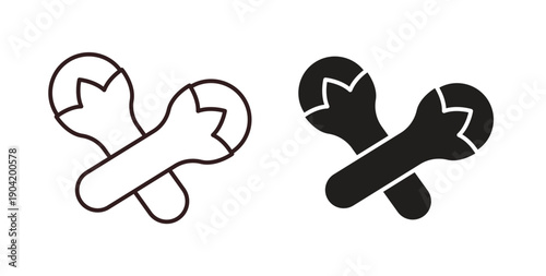 Cloves icon vector Illustration logo template pack