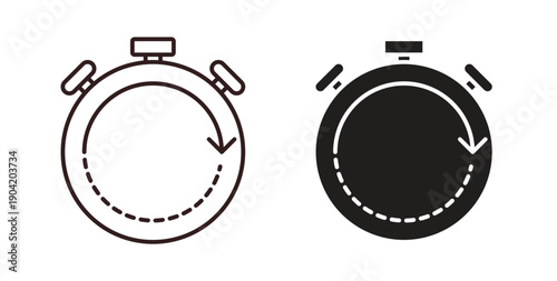 Fast processing icon vector Illustration logo template pack