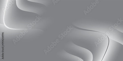 Design background. Abstract realistic papercut decoration textured with wavy layers. 3d topography relief. Vector outline