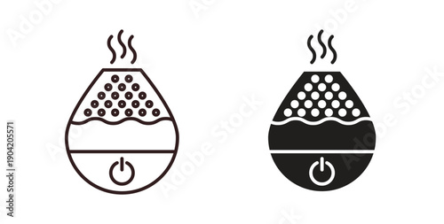 Humidifier icon vector Illustration logo template pack