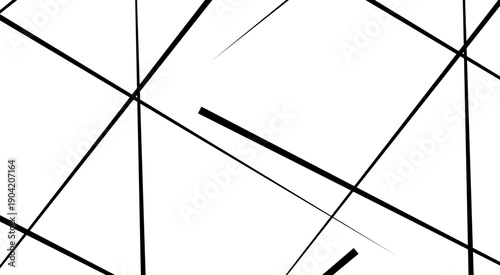 Abstract white background with random black lines. Metal grid isolated on the white background. nervures de Feuillet mores, fond rectangle and geometric.