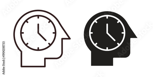 Patience icon vector Illustration logo template pack