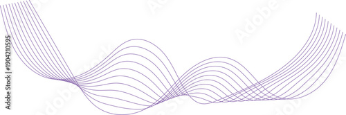 An abstract vector background featuring blue wave lines and curved motion shapes creates a dynamic light pattern for a modern business wallpaper illustration