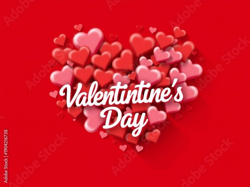 Celebrate valentine's day with hearts