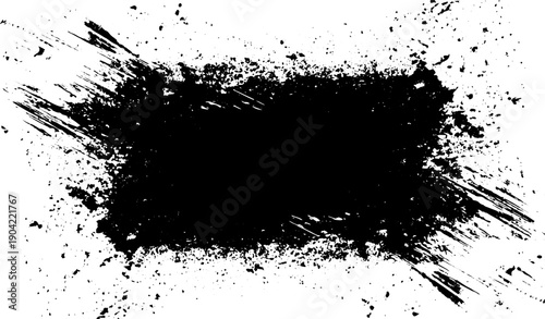 Dark Grey Brush Stroke Texture with Subtle Ink Splatter Overlay, Abstract Background for Modern Art, Creative Layouts, Prints, and Digital Media.