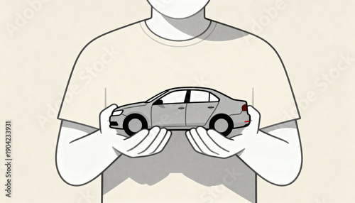 Minimalist Representation of Saving Money for Future Investments