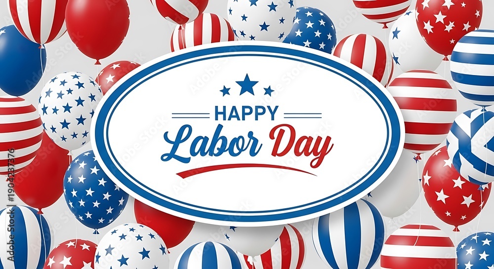 Obraz premium Happy labor day celebrations honoring workers on may day