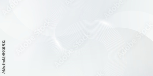 Minimalist abstract background featuring smooth white and light gray wave shapes with subtle curved line patterns.