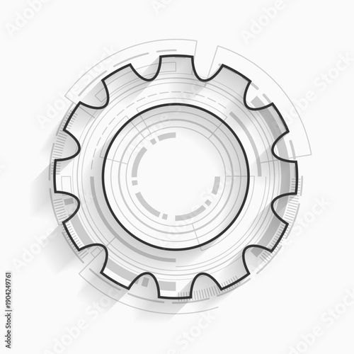 line style gear wheel background a factory equipment