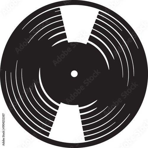 Vinyl record music playback old technology retro entertainment sound media analog format vintage music player classic media