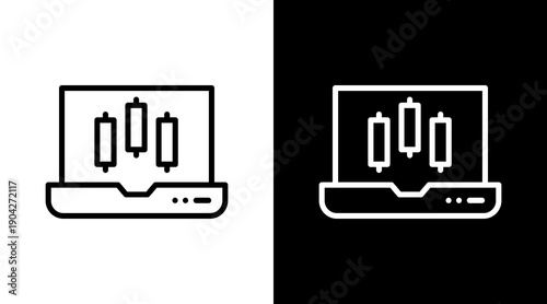 Online Icon Sheet Black And White