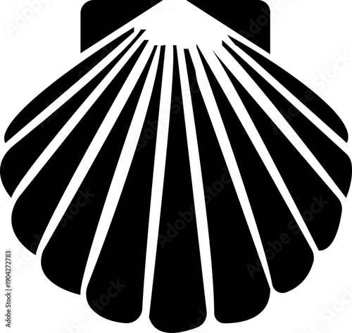 Sea shell silhouette set vector design big pack of illustration and icon .Sea shell sink stencil stamp set. Ocean exotic underwater seashell conch aquatic mollusk, sea spiral snail marine starfish sea