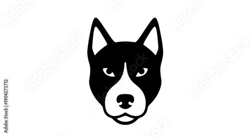 portrait of a black dog