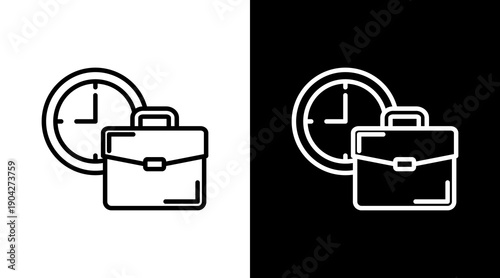 Working Icon Sheet Black And White