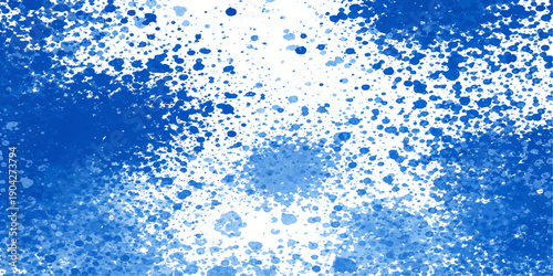 Abstract blue background featuring a clear liquid texture with water drops and bubbles creates a cold winter ice pattern for a nature wallpaper design