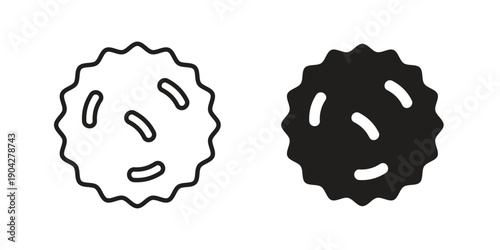 Microorganism icon design element, vector illustration. Editable vector collections.