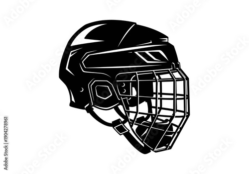 american football helmet isolated on white