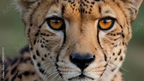 Intense Cheetah Portrait - 4K Wildlife Art for Nature Prints & Educational Media
