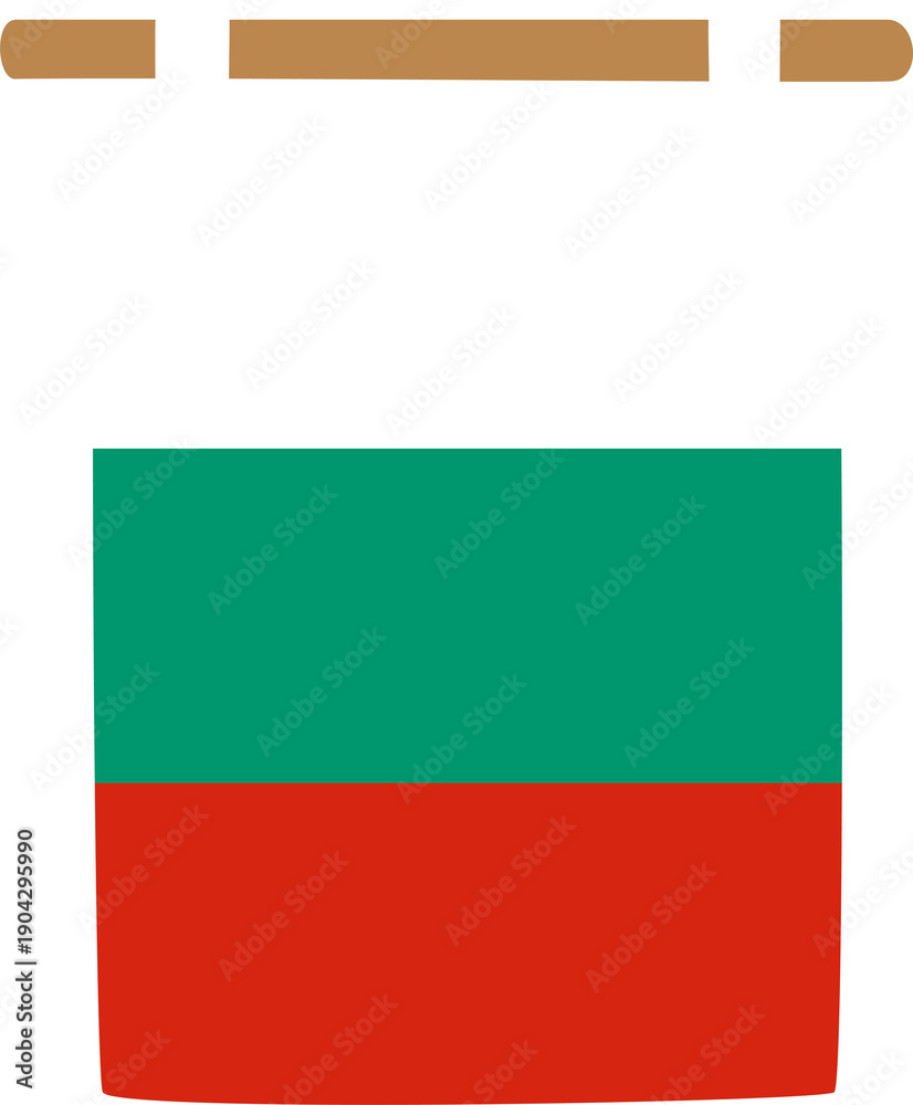 Obraz premium bulgaria flag