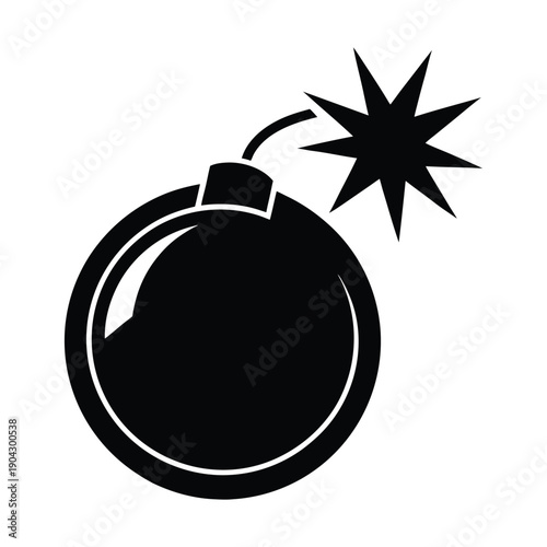 "Comic Bomb with Fuse"