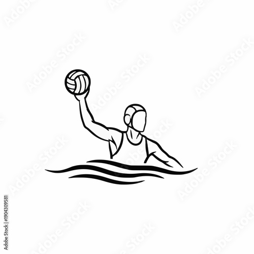 water polo. icon