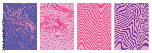 Retro Starburst 70s Sun Groovy backgrounds. Y2k aesthetic sunny funky waves. Spiral ray, swirl, mesh, retro, stripes banner. Vortex spiral twirl psychedelic wallpaper.