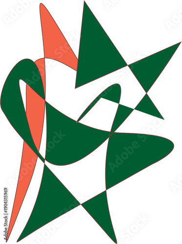 green leaf vector