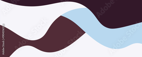 Vintage landscape scenery modern illustration background poster retro banner