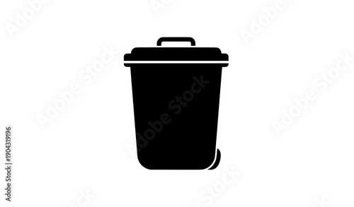 Trash bin icon waste disposal vector illustration