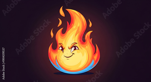fire flame cartoon