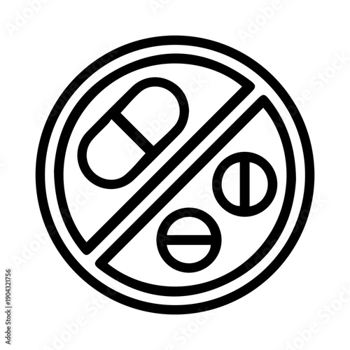 no medication icon
